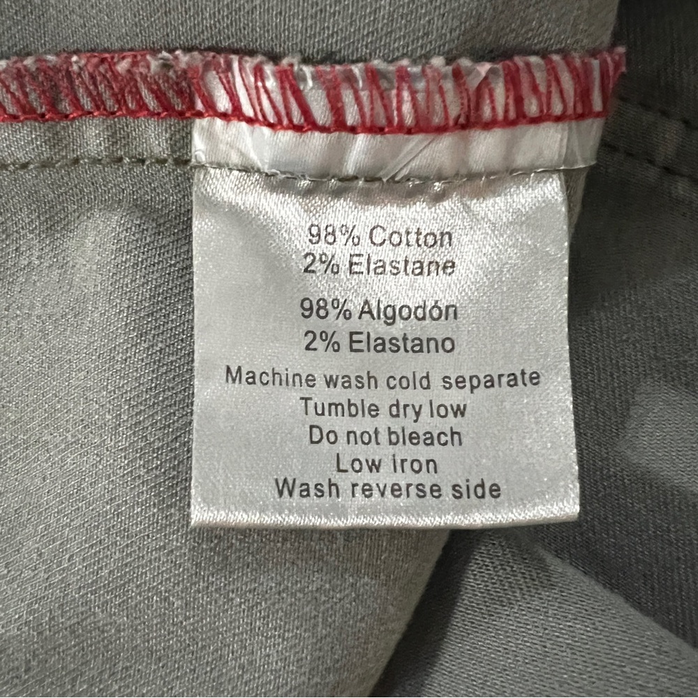 SOLD- Red Jeans NYC Women’s Military Cargo Dress Size Small - Picture 6 of 7